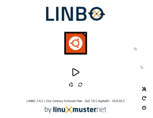 LINBO Minimalistische GUI